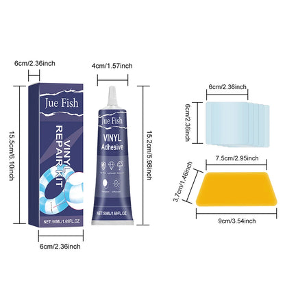 Kit de Reparación Profesional para Piscinas, Colchonetas e Hinchables de PVC