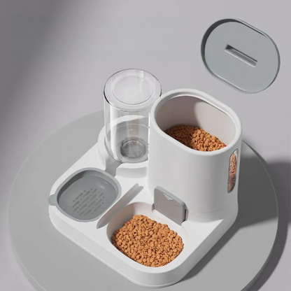 Dispensador Automático 2 en 1 para mascotas.