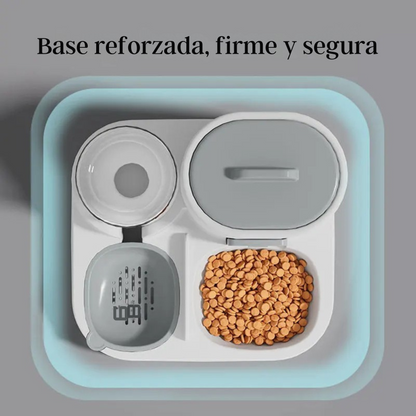 Dispensador Automático 2 en 1 para mascotas.